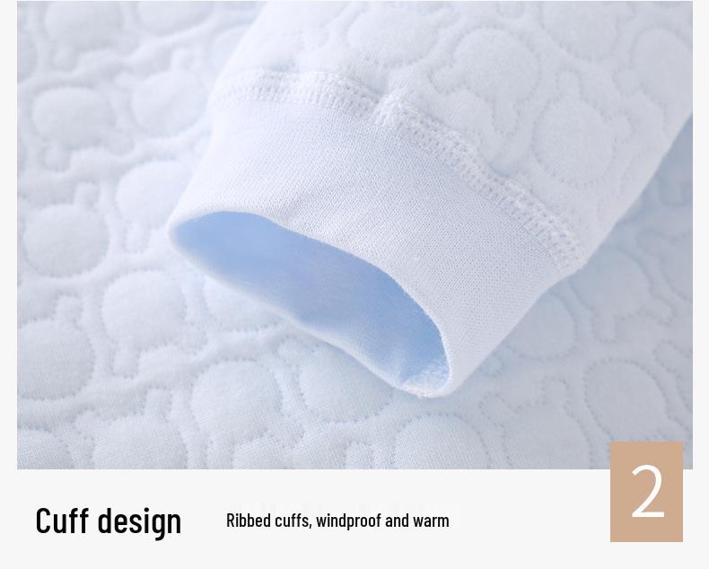 Infant Winter Cotton Underwear Set: Thick, Warm, Two-Piece for Boys & Girls