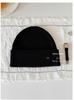 High quality% Australian wool solid color hat scarf gloves three-piece winter warm knitted suit women