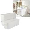 Waterproof Storage Boxes with Handles of Perfect for Organizing and (set 8). Clothes, Pantries, Condiments, Stationery, More.