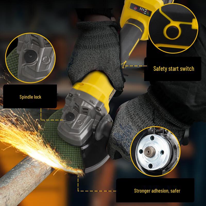 TALADO 21V Brushless Angle Grinder CN Plug (adapter Included)