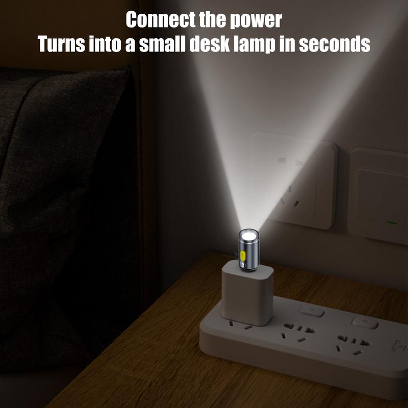 Mini High Brightness LED Flashlight Powered By Type C Connectors Small LED Light Torches For On Travel Use Flashlight