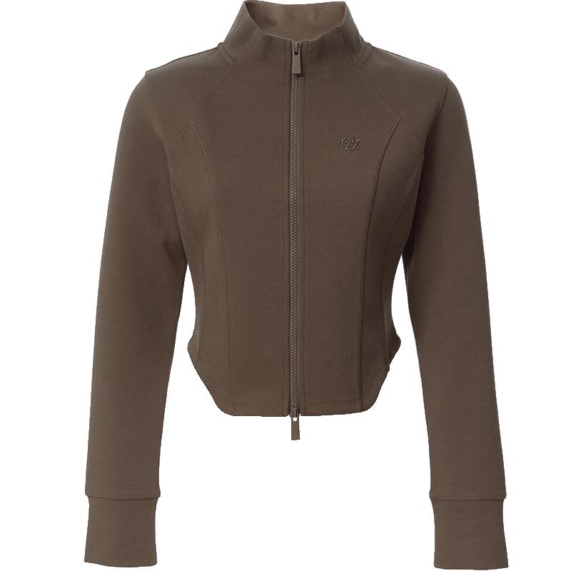 ONLY Women's Stand Collar Zip-Up Jacket