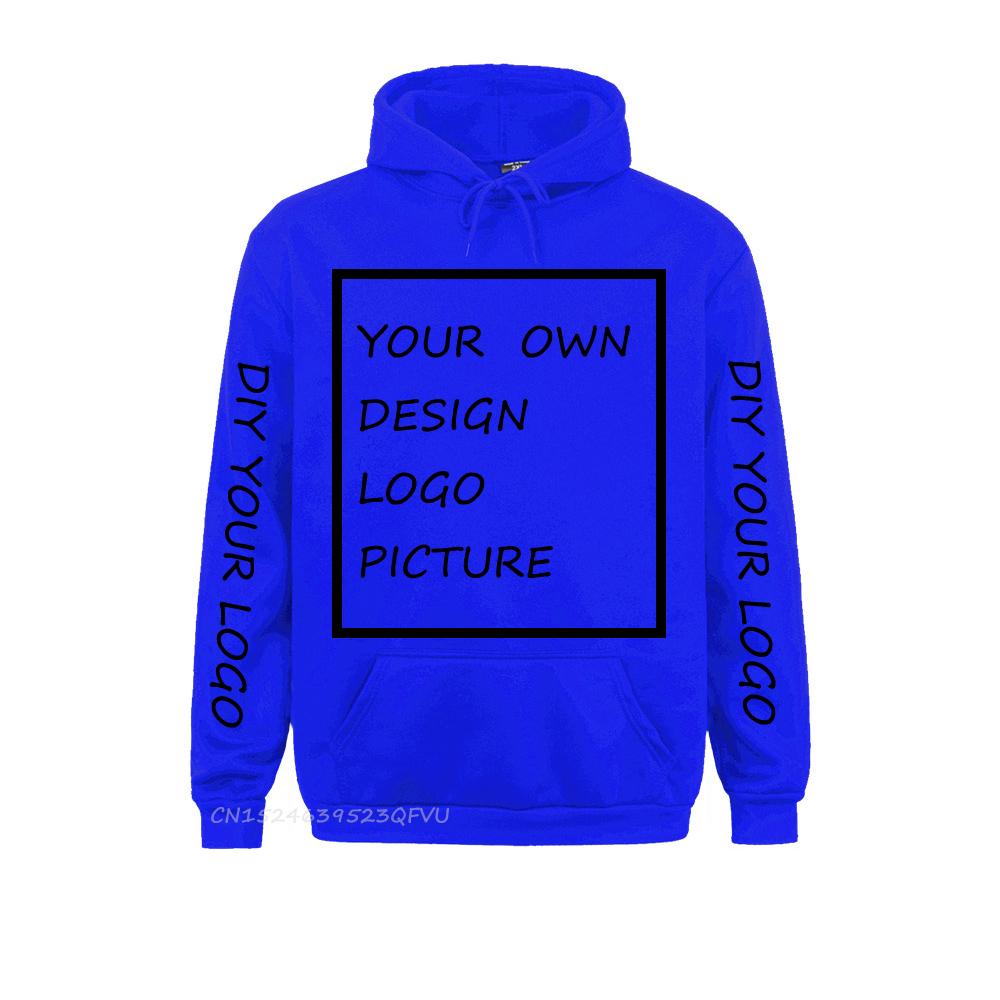 Diy YOUR OWN DESIGN Hoodie Men Women Long Sleeve Pullover Hoodie Camisa LOGO DIY02 Hoodies