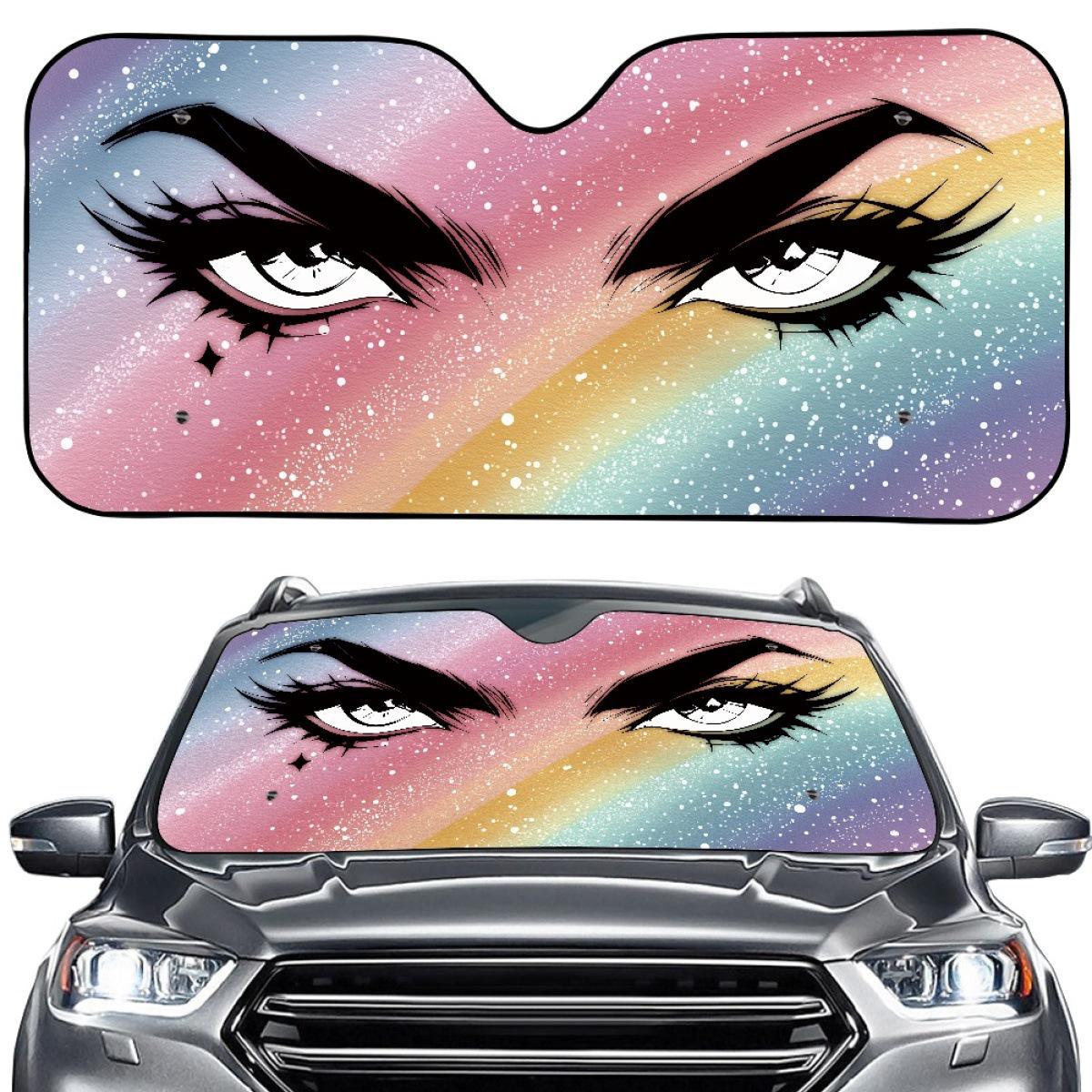 

Foldable Creative Animal Eyes Sunshade - Insulated Aluminum Foil Car Windshield Visor One Size