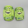 Green Dinosaur Kids Protective Gear Set: Roller Skates, Knee & Elbow Pads, Wrist Guards for Skating, Cycling, Skiing & Scootering