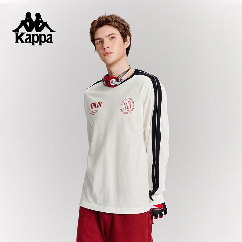 Kappa 2025 Autumn 40S Cotton Long-Sleeve Sports Jersey K0FY2TC01 XL