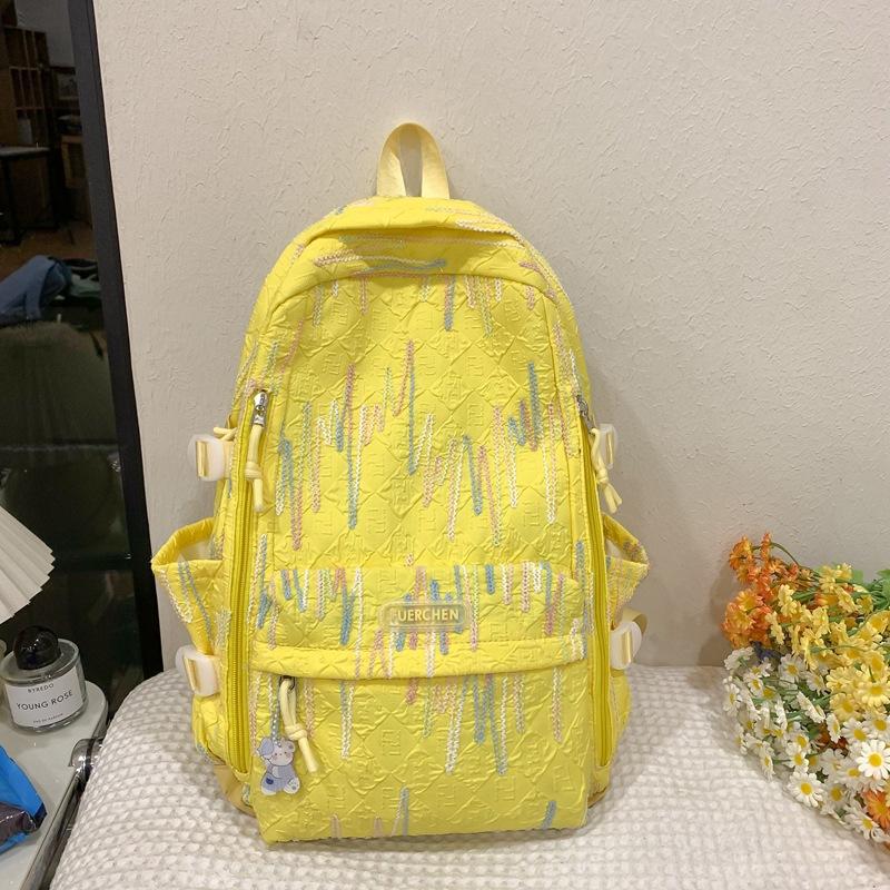 Mochila Casual Estilo Universitario de Gran Capacidad Estilo Coreano Mochila de Moda Estilo Pequeño Fresco