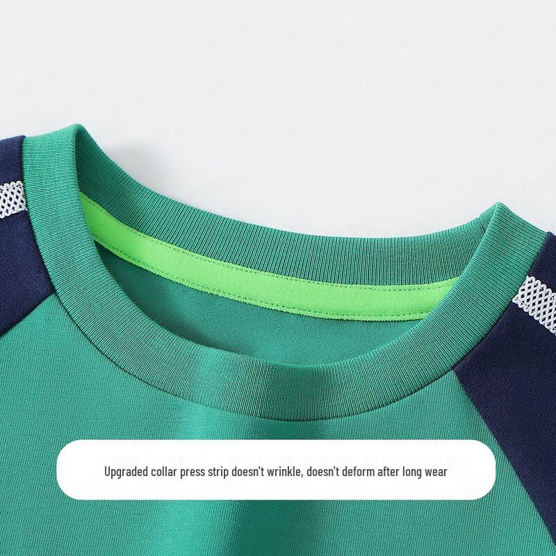 MQDMINI Boys' Cooling Football Sport T-Shirt & Shorts Set