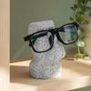 Bedside Eyewear Organizer Moai Eyeglass Holder, Abstract Easter Island Stone Stand, Fun Glasses Holder Stand Creative Display Stands, Modern