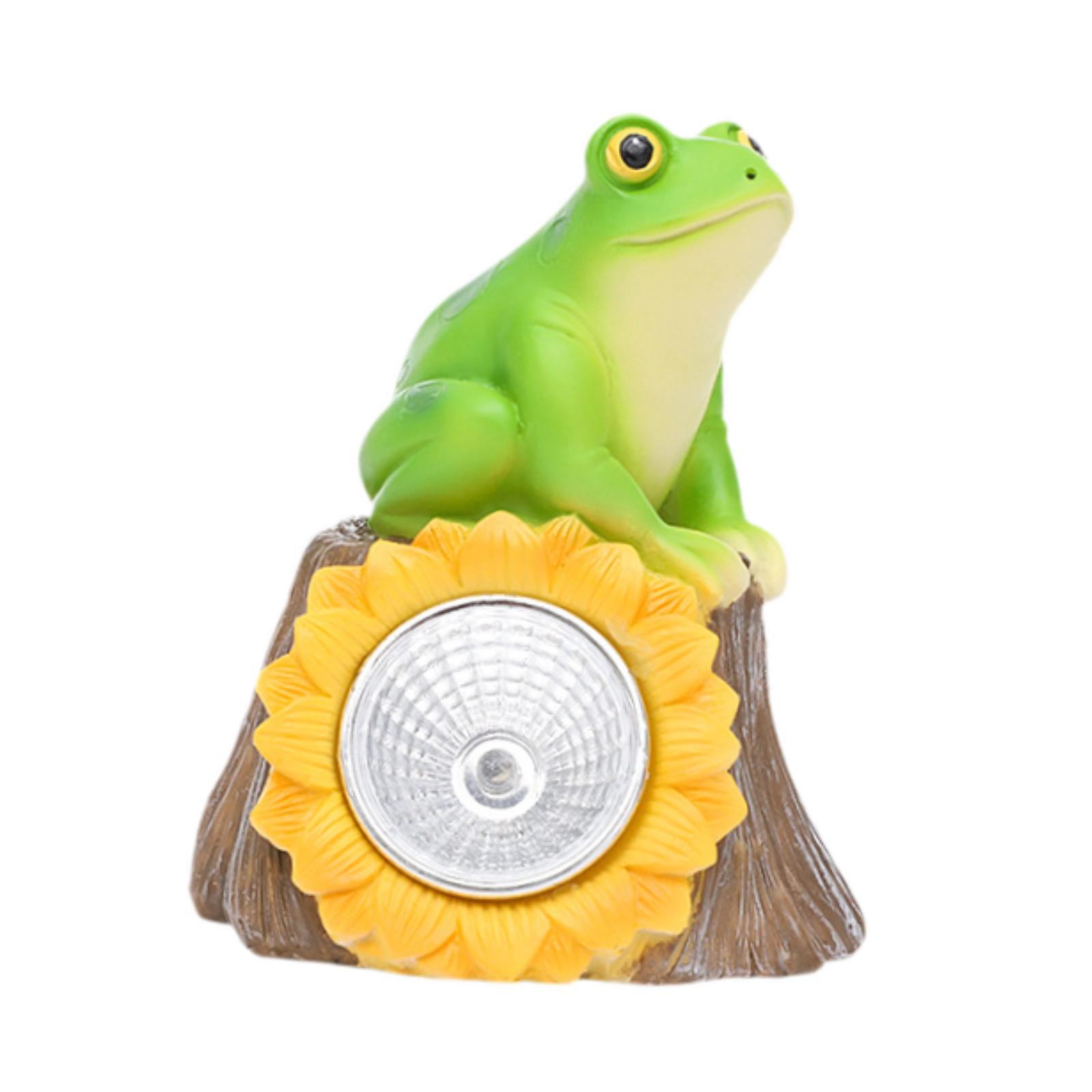 

Resin Animal Garden Statue Solar Lamp Figure Outdoor Garden Sculpture Gift for Patio Yard Balcony