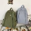 Backpack Women Simple Style Fashionable Nylon Outdoor Light Waterproof Travel Bag Large Capacity Schoolbag Junior High School Students