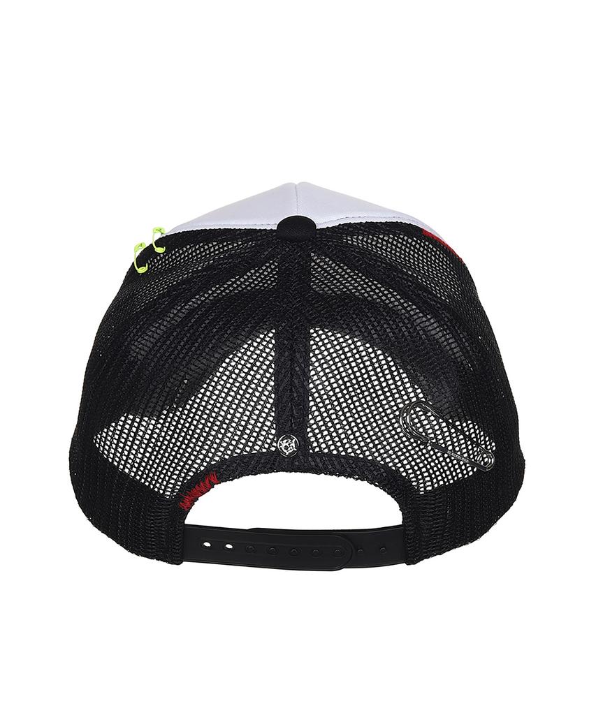 BLACKBLOND Vividi Uncover Colors Logo Trucker Mesh Cap (Black)