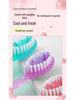 Mini Burst Portable No-Rinse 10-Pc Soft Bristle Travel Toothbrush Set