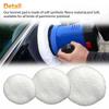 6pcs Polishing Bonnet Buffer Pads Set Soft Wool For 5-6" Car Polisher Waxing Soft Washable Reusable Car Polisher Waxing Tool Set