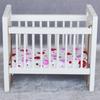 Realistic Crib Model Wood Crib Dollhouses Realistic Mini Size Collection Toy