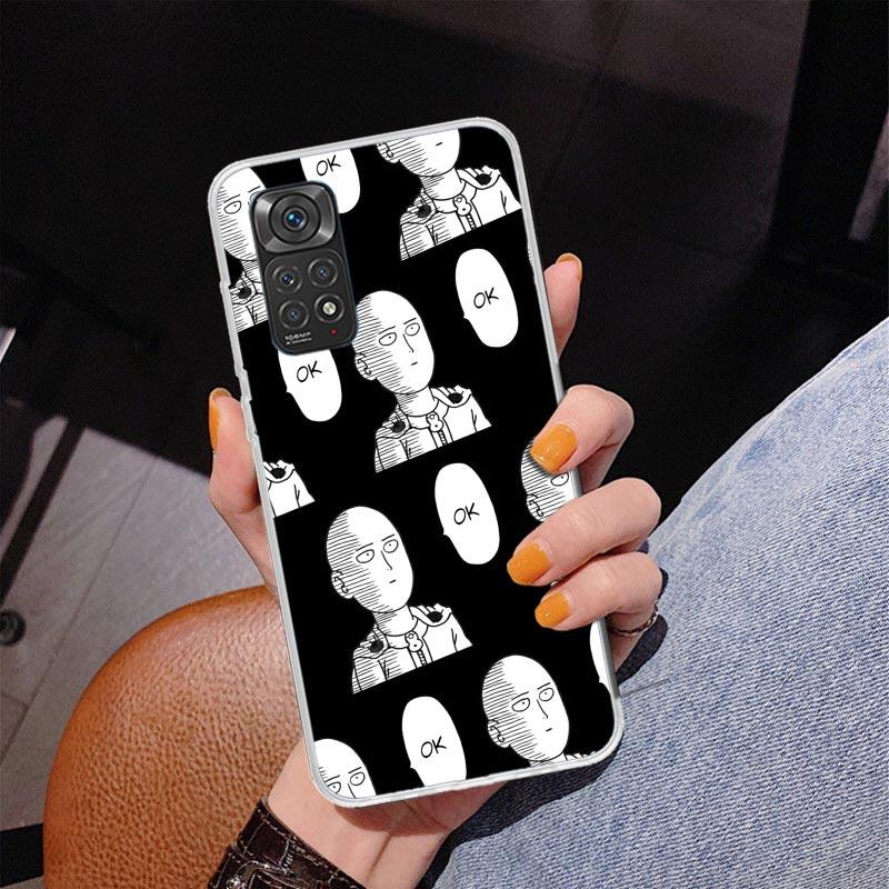 Anime One-Punch Man Phone Case For Xiaomi Redmi Note 15 14 13 12S 12 11 Pro Plus 14S 11S 11E 10 10S 11T 5G Personalized Cover Re