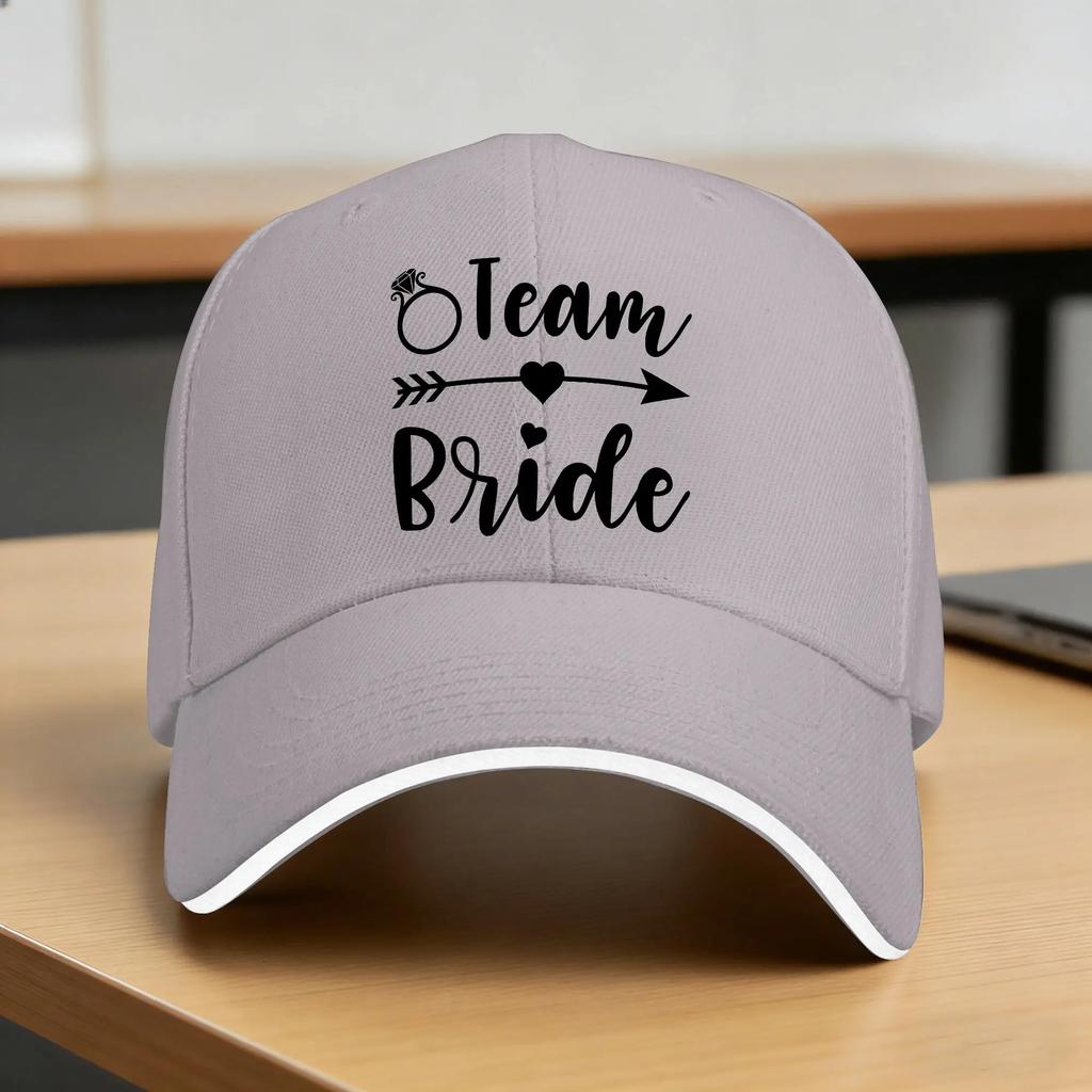 Bride  Bride Squad Tribe Matching Casual Baseball Cap Summer Trucker Hat Tennis Skate Snapback Cap Unisex Unisex Baseball Caps