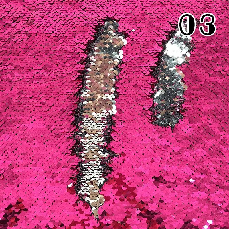 Tela Brillante de Lentejuelas 100x130cm Chip Flip de 5mm Funda de Almohada Material de Lentejuelas Reversible Escama de Pez Funda de Almohada Reversible Material de Lentejuelas Disfraz de Escenario Accesorios de Moda