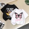Summer Boys and Girls Short Sleeved T-shirt Cotton New Cartoon Printed Top Girls' Children's Clothing Trend