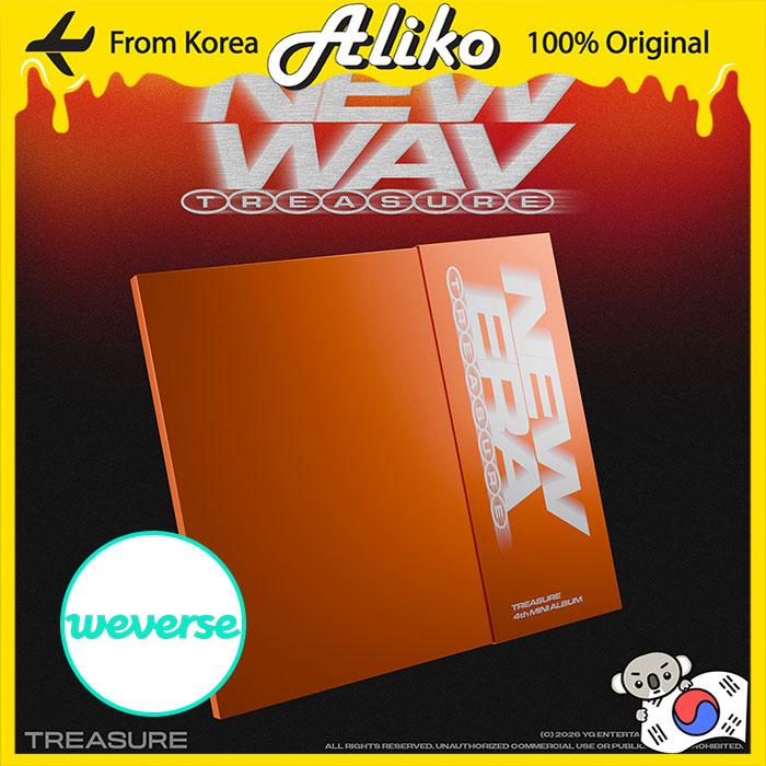 

[предзаказ] TREASURE 4-й мини-альбом - NEW WAV (СЫРАЯ ВЕР.) NO POB - RANDOM