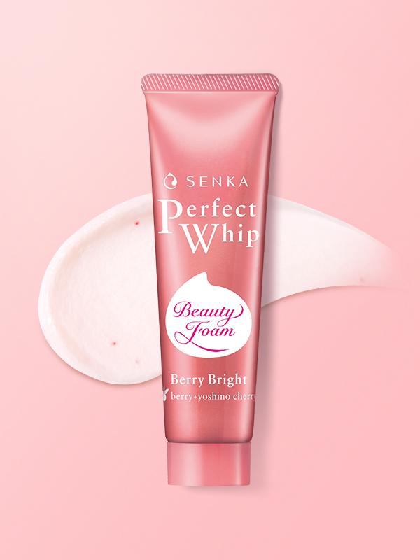 Senka Perfect Whip Cleansing Foam 50g - Berry Bright 1ea