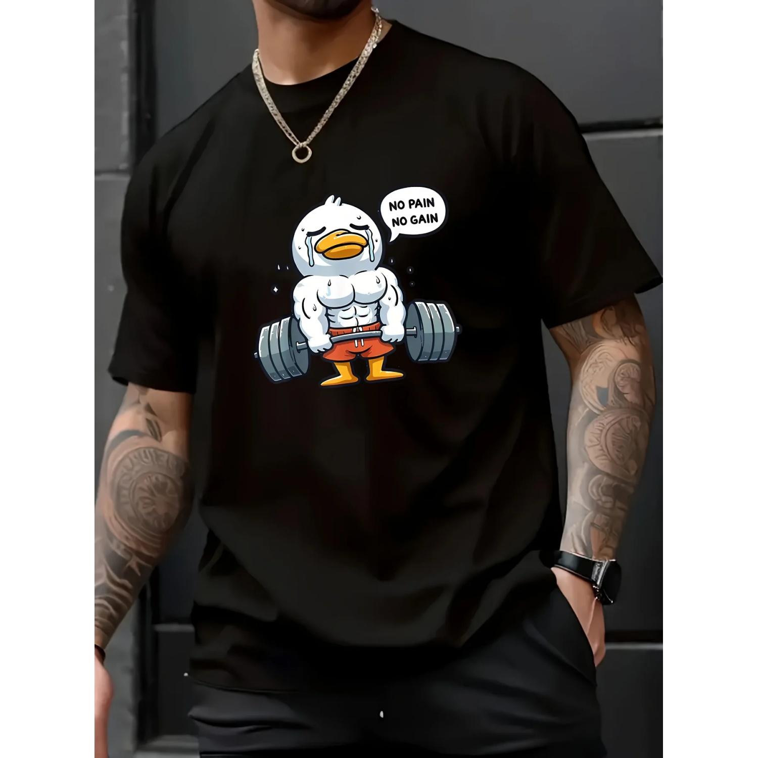 Men s Summer Casual Short Sleeved Round Neck Top Funny Men s T-shirt Retro Men s T-shirt Men s Summer Casual T-shirt S