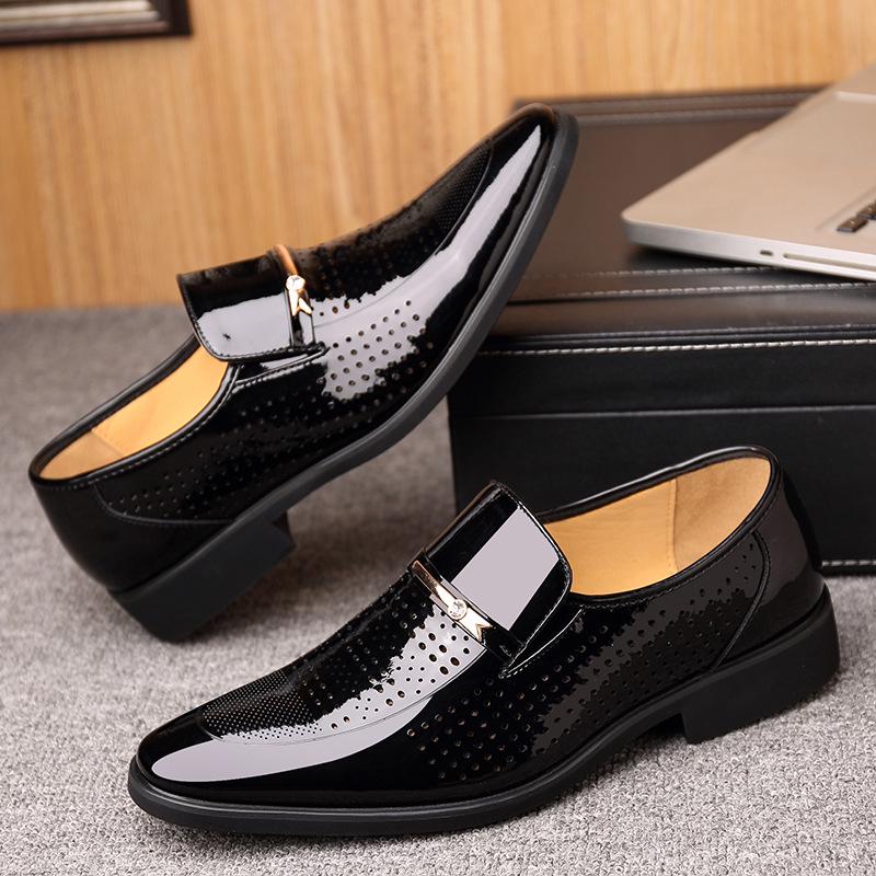Sleeve Sleeve Shoes Summer Leather Sandals Business Breathable Summer Casual Shoes Young Men Sandals Casual Formal Occasion