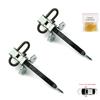 BDP1067-1 2 Pieces Front Left AND Right Door Catch Hinge Brake Stop Check Strap Limiter for BMW 5 Series E39 1995-2004 4/5 Door 51218193447