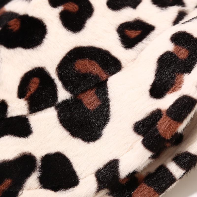 Unisex Fuskepels Vinter Dame Bøttehatt Utendørs Solhatt Panama Damehatt Lammeull Fusk Damehatt Pels Varm Damehatt