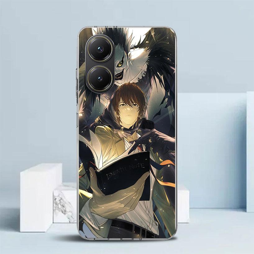 

N-Note D-Death Yagami Light Phone Case For Xiaomi Poco F7 Ultra X5 X6 X7 Pro M7 Redmi 15C 15 13C 13 12C 12 10C 10 10A 9 9C 9A 9T Redmi 13