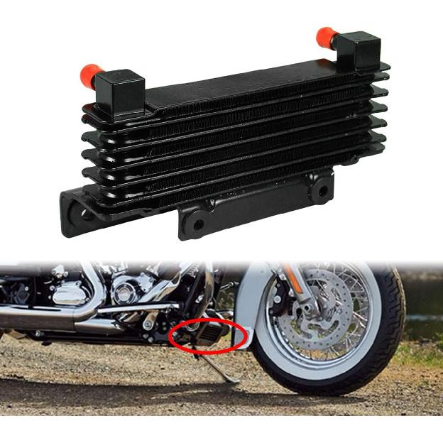 HDBUBALUS Motorcycle Oil Cooler Radiator Fit for Harley Touring Road King Road Electra Street Glide FLHR FLHTC 2009-2016