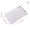 Stainless Steel Tray Rectangle Plate Kitchen Medical Organizer Baking Plate