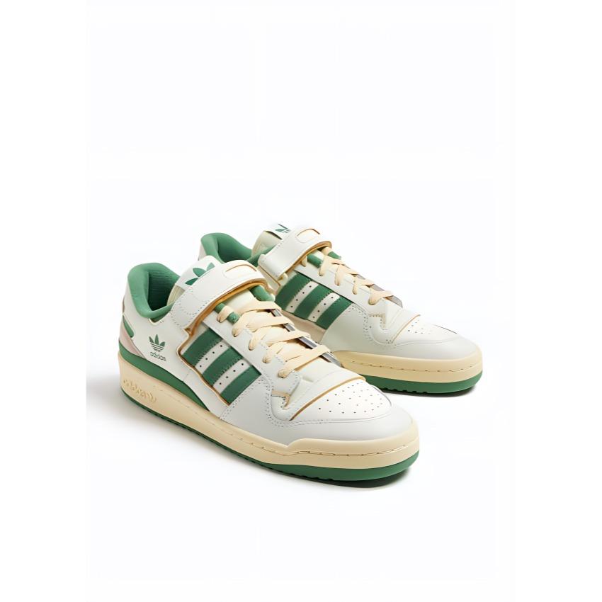 adidas Forum 84 Low Ivory Preloved Green Unisex Sneakers Cream Easy-Yellow IG3773