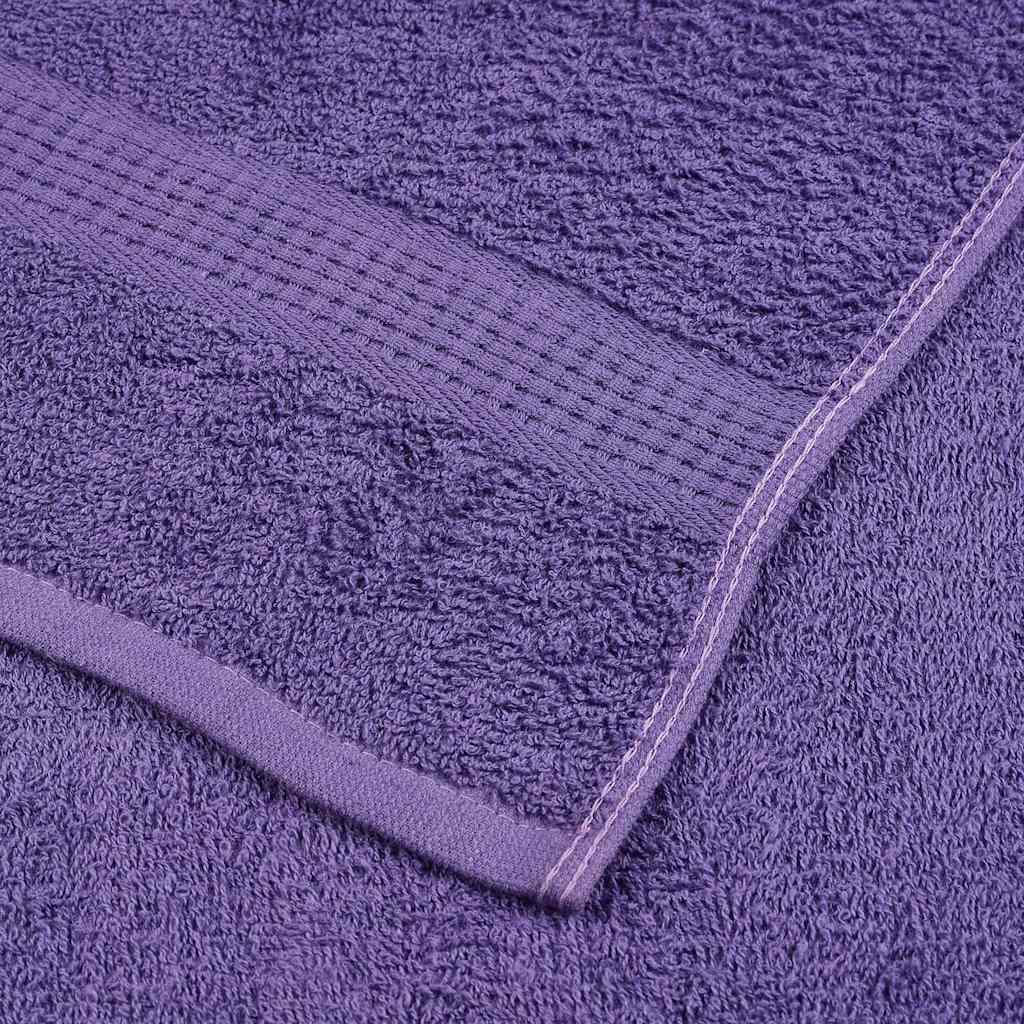Vidaxl Ręczniki Do Sauny, 4 Szt., Fioletowy, 80X200 Cm, Bawełna 100%