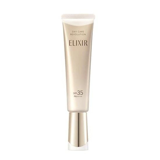 Elixir UV Emulsion Day Care Revolution Ba 2025 Model 35mL Quasi-drug SPF35PA++++ Morning Use Daytime Makeup Base Sunscreen Firmness Moisture Superior