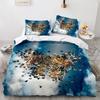 3D Cartoon Ben10 Duvet Cover with Pillow Cover Bedding Set  Single Double Twin Full Queen King Size Bed Set for Bedroom Decor