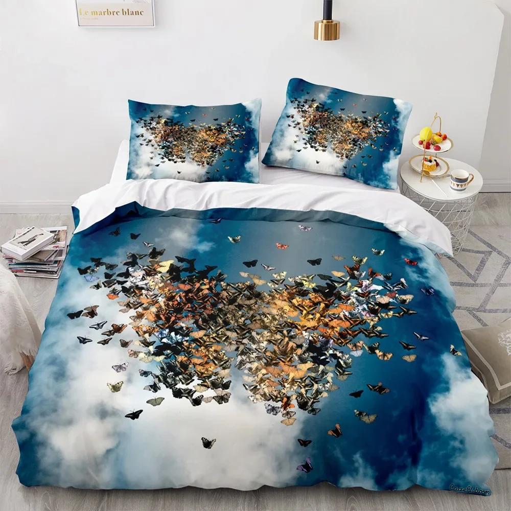 3D Cartoon Ben10 Duvet Cover with Pillow Cover Bedding Set  Single Double Twin Full Queen King Size Bed Set for Bedroom Decor