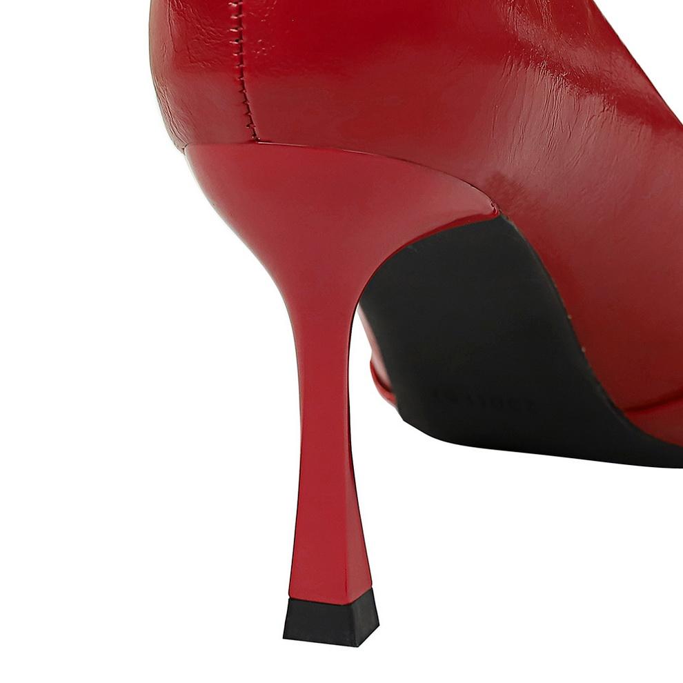 Sexy noční klub Tenké podpatky Super vysoké podpatky Mělká ústa Špičatá mašle Jednobotky Vysoké podpatky Dámské boty