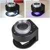 With UV&LED Lights Glass Lens Mini Loupe Optical Instrument Jewelry Identification Tools Magnifier