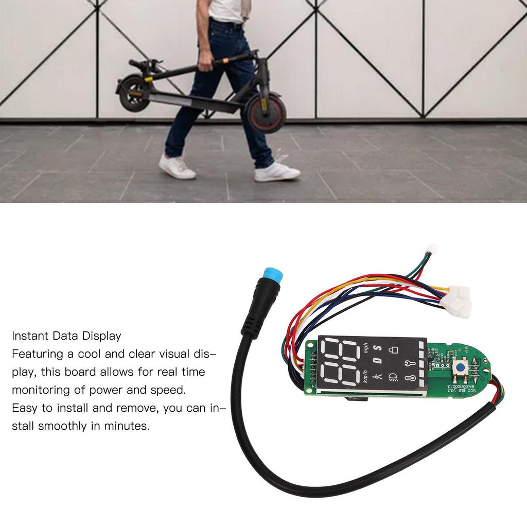 Electric Scooter Circuit Board PCB Waterproof Electric Scooter Dashboard Replacement 4 Wire Double Brake for PRO 2 Electric Scooter