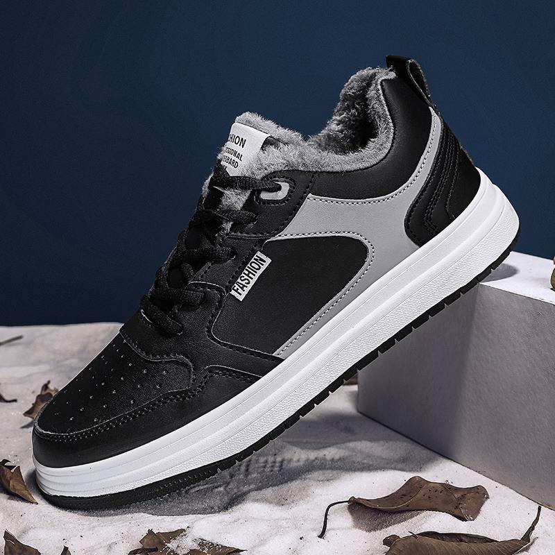 

Модные новые мужские повседневные туфли большого размера из хлопка и кашемира, теплые повседневные удобные высококачественные мужские туфли 47