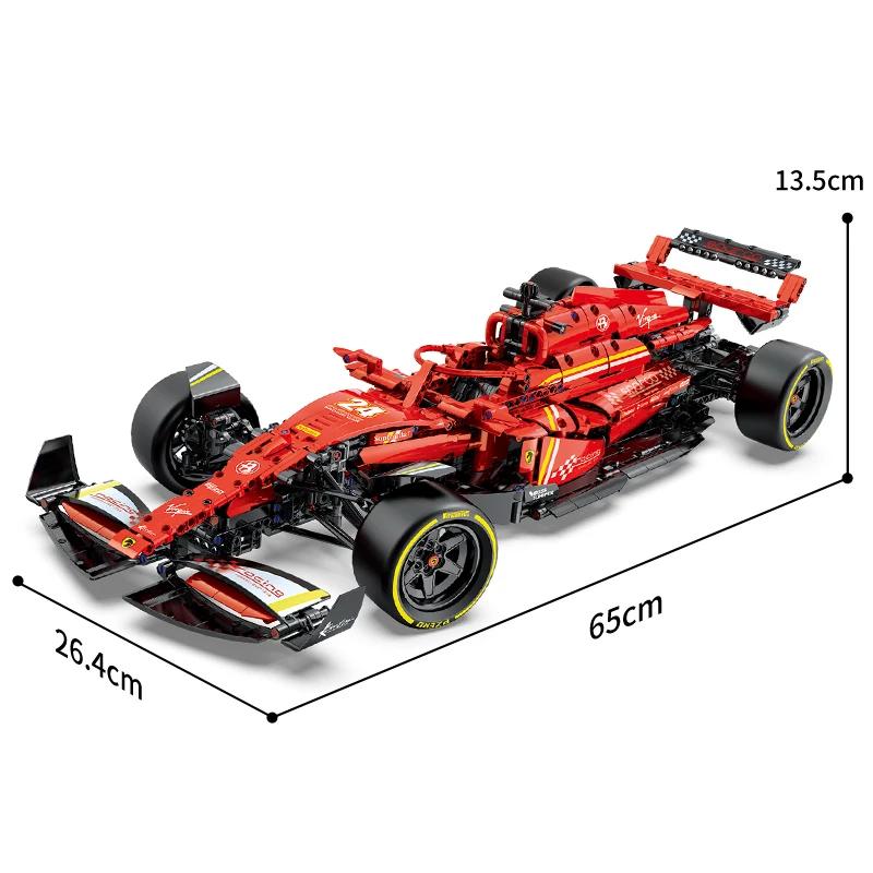 Non-Toxic 1650Pcs Moc Creative Technical Racing Car Building Blocks Model Speed Sport Vehicle Assemble Bricks Toys Kids Gifts