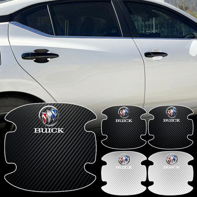4PCS Car Door Handle Protection Sticker Emblem Car Decoration Styling For Verano Velite Lesabre Riviera Avenir GL6 GL8 Envision Excelle