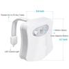 Smart PIR Motion Sensor Toilet Seat Night Light 8/16 Colors Waterproof Backlight For Toilet Bowl LED Luminaria Lamp WC Toilet Light