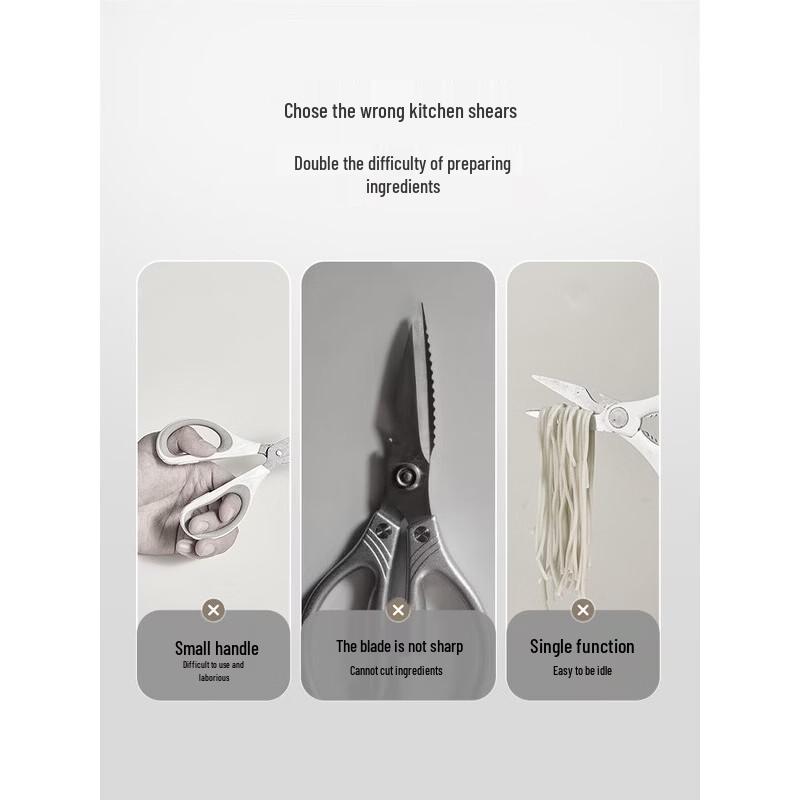 Bear Multifunction Stainless Steel Kitchen Shears