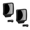 Ideamall Auxiliary Mirror, Side Mirror, Car Mirror, Door Mirror, 360 Degree Angle Adjustable, Left and Right Side, Set of 2