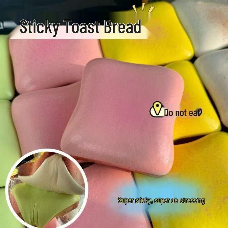 Strawberry Cream Toast Slow Rebound Squeeze Toy