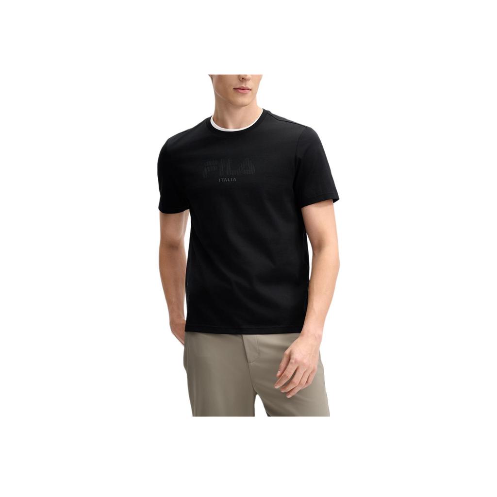 New FILA T Shirts Men's Jet Black F11M513102FBK