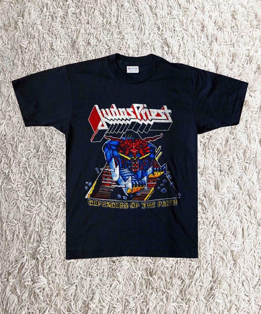 Vintage 1984 Judas Priest Defenders of the Faith Tour T-shirt S M L 234XL A293 Unisex T-Shirt XXXXL