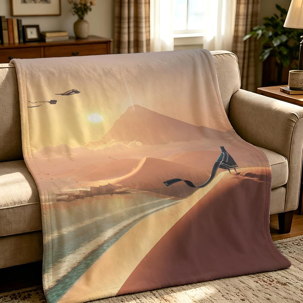 Game J-Journey-Y Throw Thick Comfort Flannel Quilt, Multi-scene Use Indoor Outdoor Daily Nap